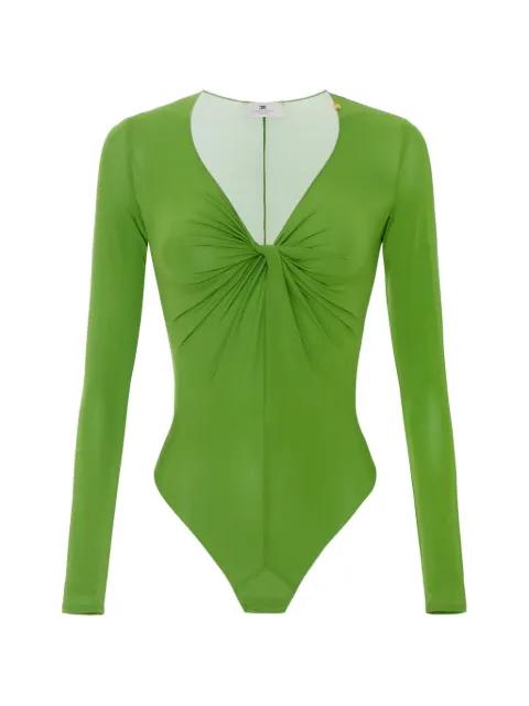 draping long-sleeve bodysuit by ELISABETTA FRANCHI