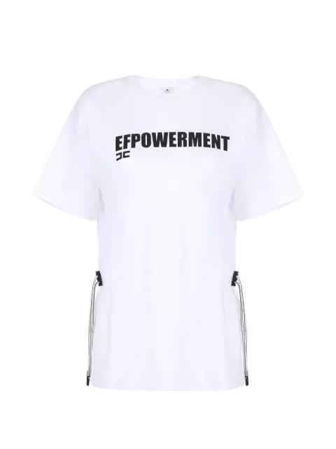 drawstring-detail T-shirt by ELISABETTA FRANCHI