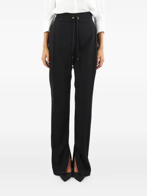 drawstring split-ankle trousers by ELISABETTA FRANCHI