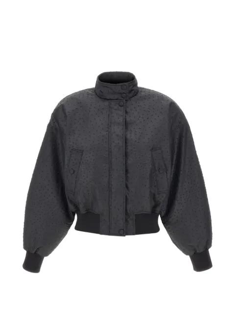 embossed high-neck jacket by ELISABETTA FRANCHI