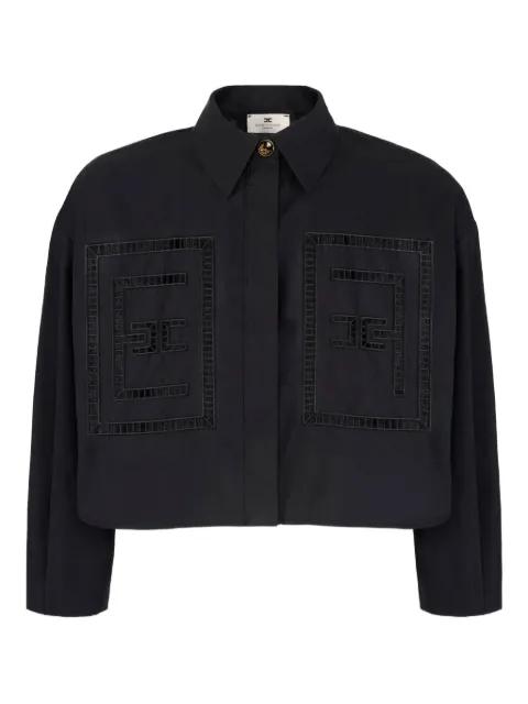 embroidered cropped shirt by ELISABETTA FRANCHI