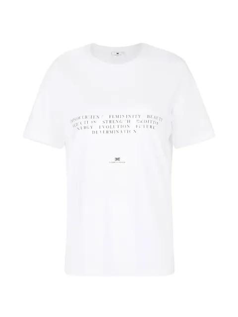 embroidered logo T-shirt by ELISABETTA FRANCHI