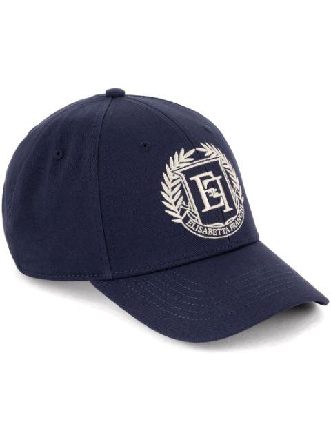 embroidered-logo cotton baseball cap by ELISABETTA FRANCHI