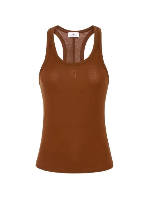 embroidered-logo tank top by ELISABETTA FRANCHI