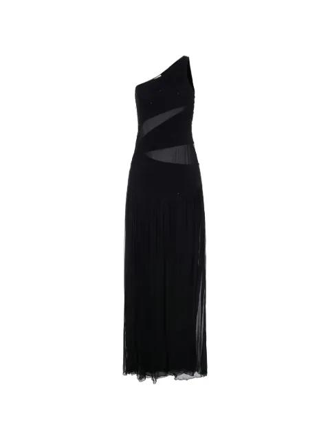 embroidered one-shoulder dress by ELISABETTA FRANCHI
