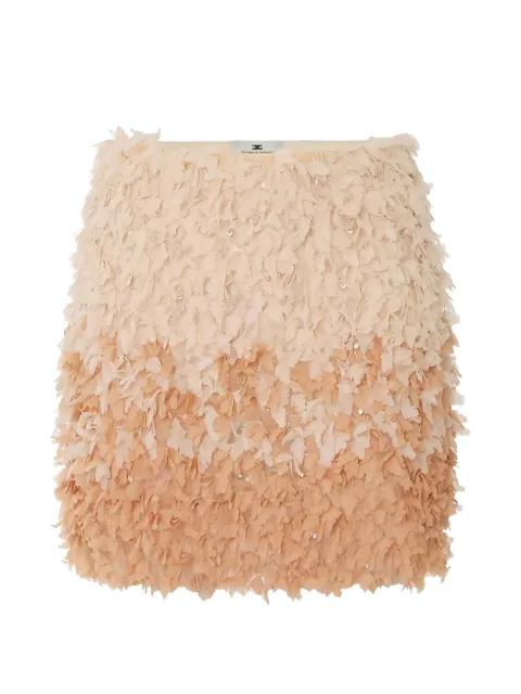 floral embroidered mini skirt by ELISABETTA FRANCHI