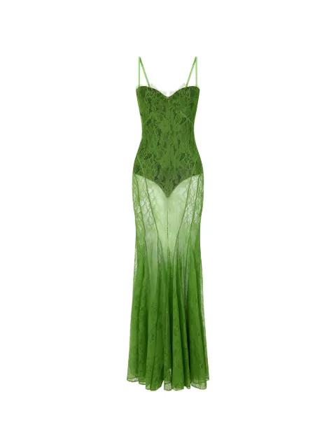 floral-lace maxi dress by ELISABETTA FRANCHI
