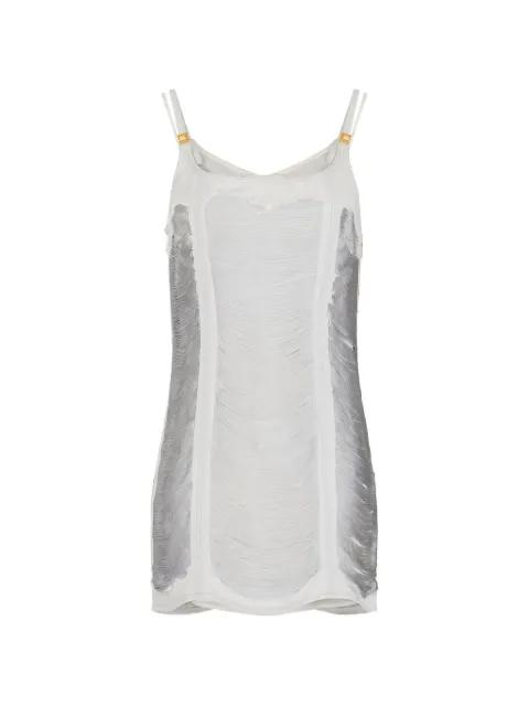 fringed strap mini dress by ELISABETTA FRANCHI