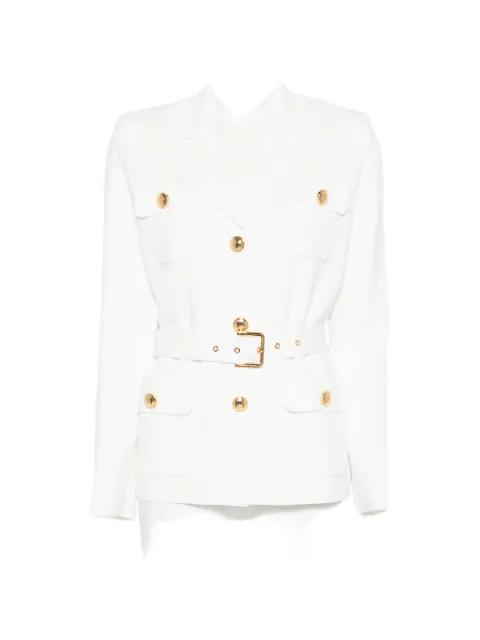 full Milano stitch knit jacket by ELISABETTA FRANCHI