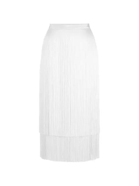 grosgrain fringe skirt by ELISABETTA FRANCHI