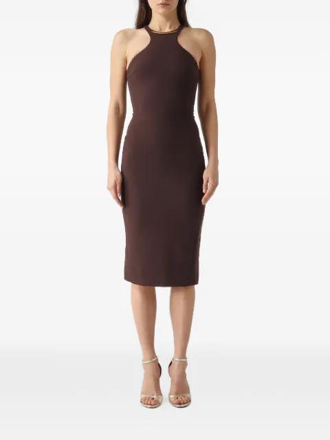 halterneck midi dress by ELISABETTA FRANCHI