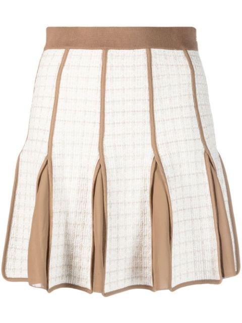 high-waisted pleated skirt by ELISABETTA FRANCHI