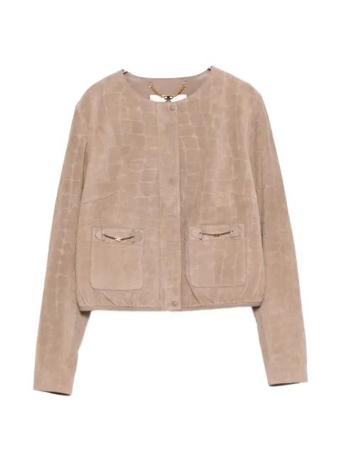 horsebit-detail jacket by ELISABETTA FRANCHI