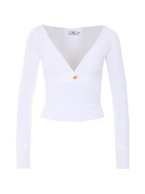 jewel V-neck blouse by ELISABETTA FRANCHI