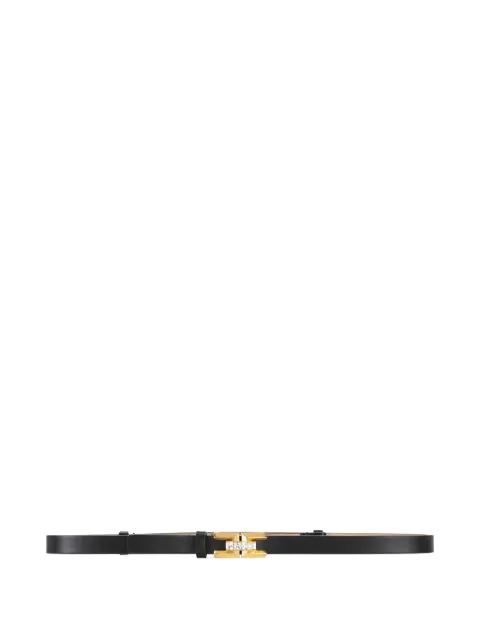 jewel-embelished logo-plaque leather belt by ELISABETTA FRANCHI