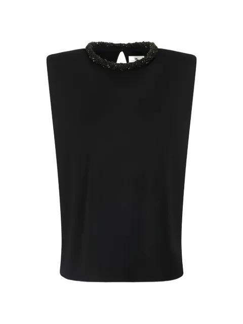 jewel-embellished sleeveless top by ELISABETTA FRANCHI