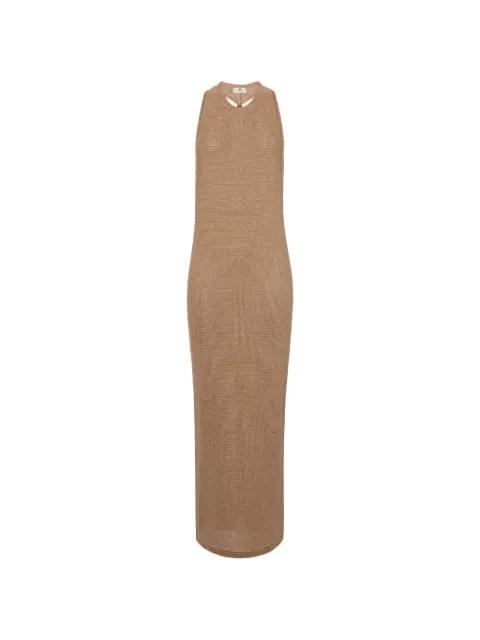 knit jewel twisted necklace dress by ELISABETTA FRANCHI