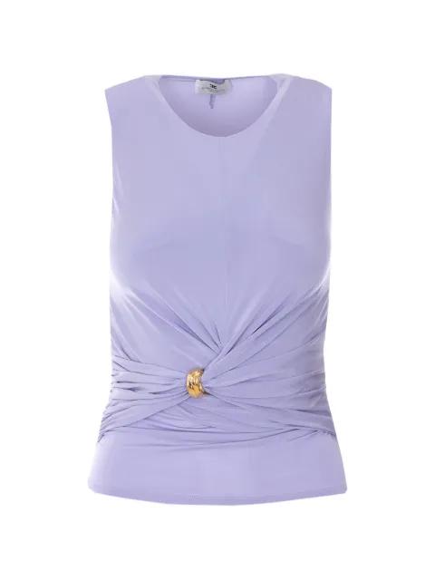 knot detail blouse by ELISABETTA FRANCHI