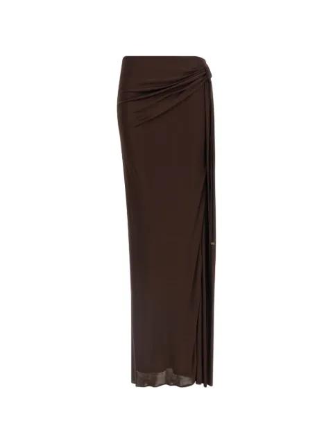 knot split maxi skirt by ELISABETTA FRANCHI