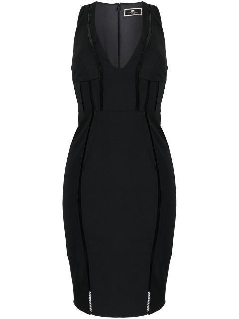 lace-trim midi dress by ELISABETTA FRANCHI