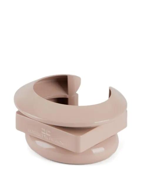 lacquered wrap-around cuff bracelet by ELISABETTA FRANCHI