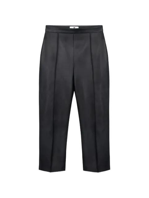leather side-slits trousers by ELISABETTA FRANCHI
