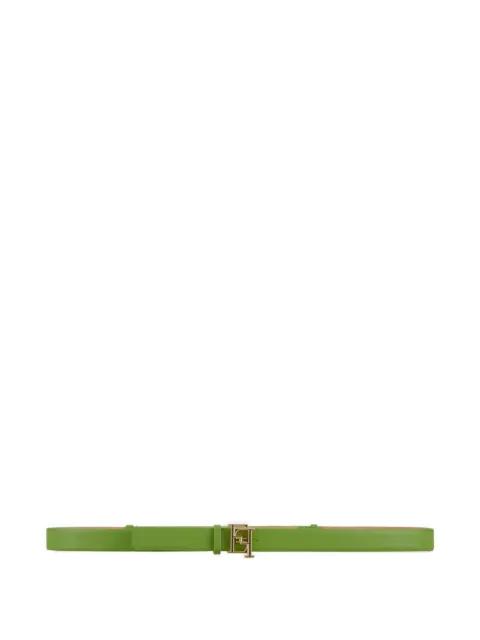 logo-buckle leather belt by ELISABETTA FRANCHI