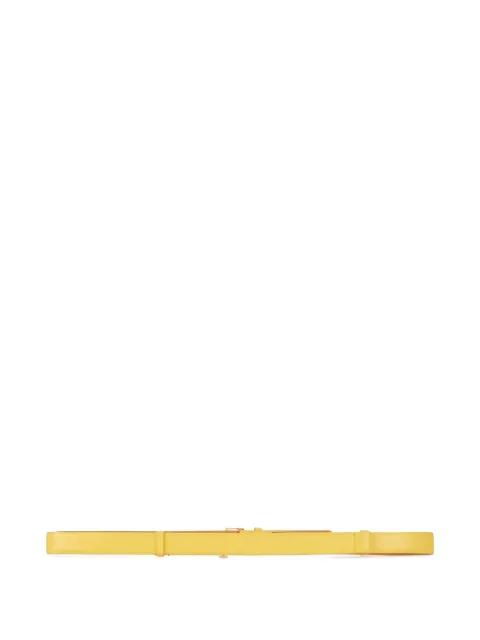 logo-buckle leather belt by ELISABETTA FRANCHI