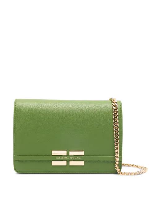logo chain shoulder bag by ELISABETTA FRANCHI