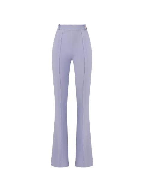 logo-charm flared trousers by ELISABETTA FRANCHI