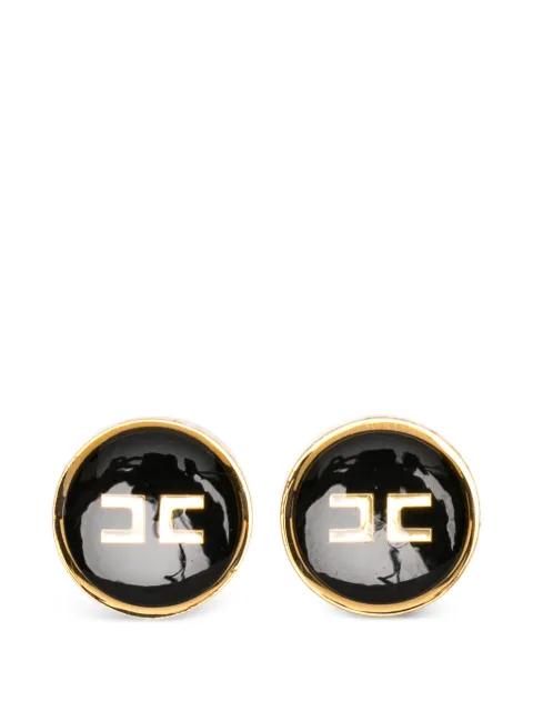 logo-detail earrings by ELISABETTA FRANCHI