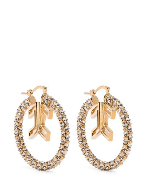 logo-detail embellished earrings by ELISABETTA FRANCHI