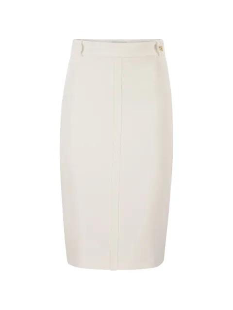 logo-detail midi skirt by ELISABETTA FRANCHI