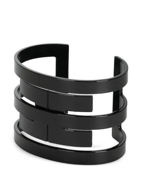 logo-detail multi-band cuff bracelet by ELISABETTA FRANCHI