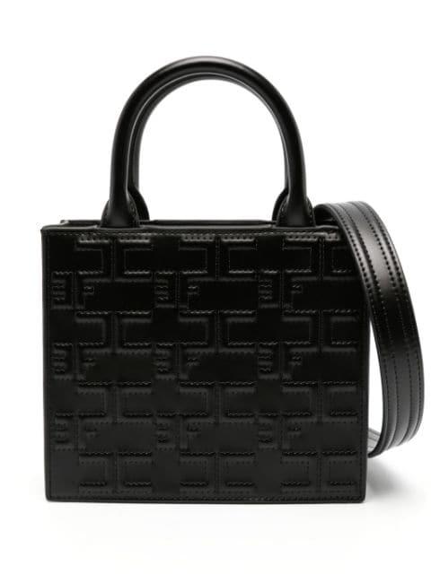 logo-embossed faux-leather tote bag by ELISABETTA FRANCHI