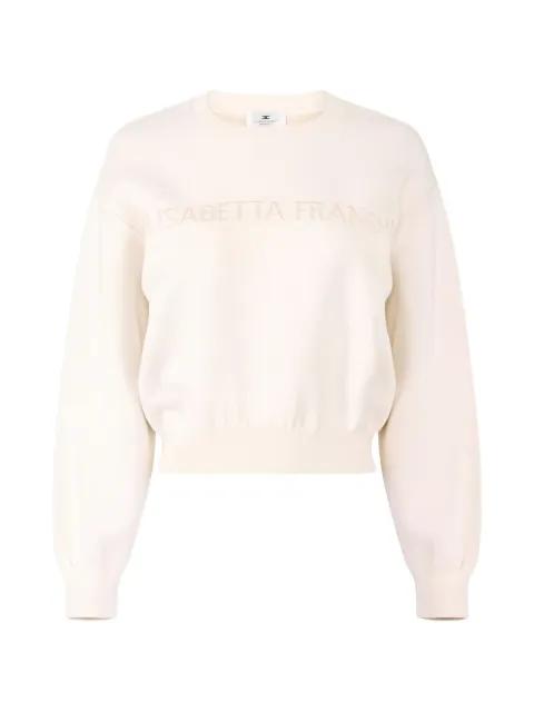 logo-embroidered sweat by ELISABETTA FRANCHI