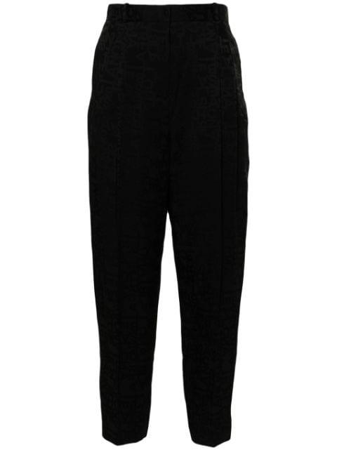 logo-jacquard trousers by ELISABETTA FRANCHI