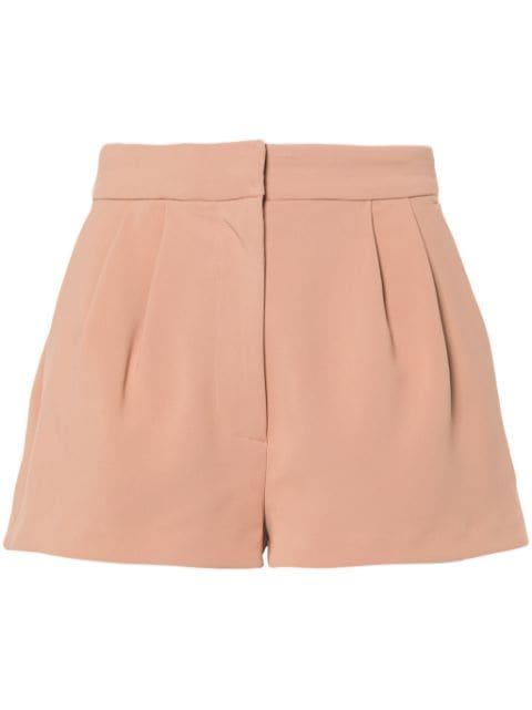 logo-patch crepe shorts by ELISABETTA FRANCHI