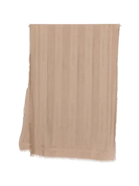 logo-pattern scarf by ELISABETTA FRANCHI
