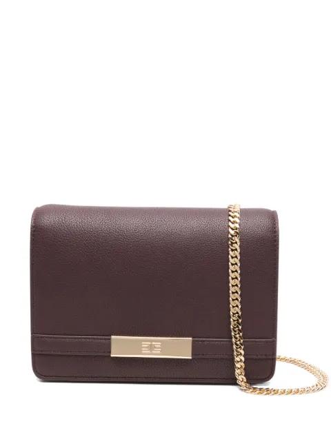 logo-plaque chain shoulder bag by ELISABETTA FRANCHI