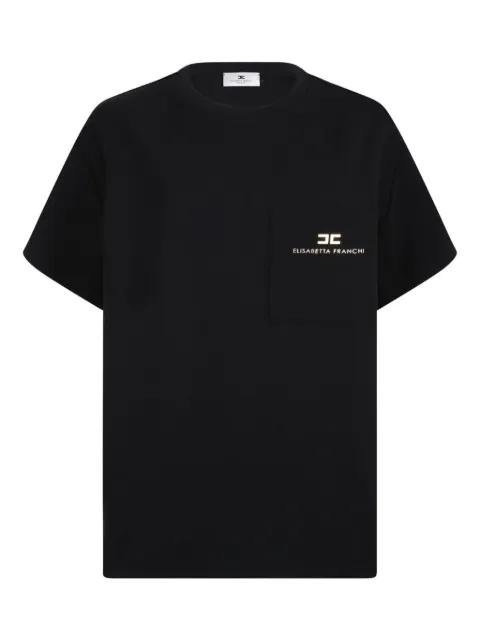 logo-plaque pocket top by ELISABETTA FRANCHI