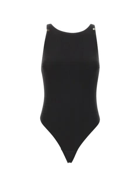 logo-plaque sleeveless bodysuit by ELISABETTA FRANCHI