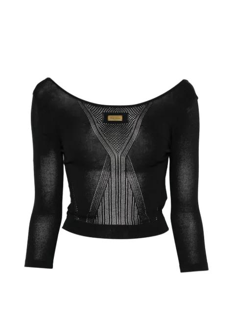 logo-plaque sweater by ELISABETTA FRANCHI