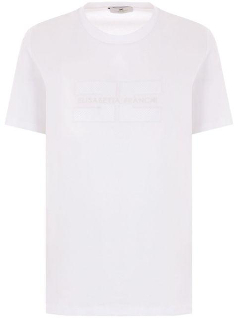 logo-print T-shirt by ELISABETTA FRANCHI