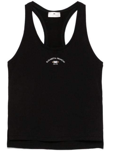 logo-print tank top by ELISABETTA FRANCHI