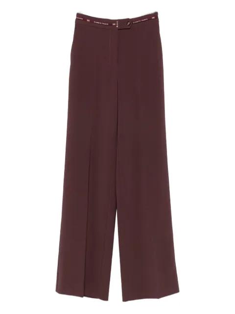 logo-waistband trousers by ELISABETTA FRANCHI