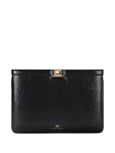 metal detail clutch bag by ELISABETTA FRANCHI