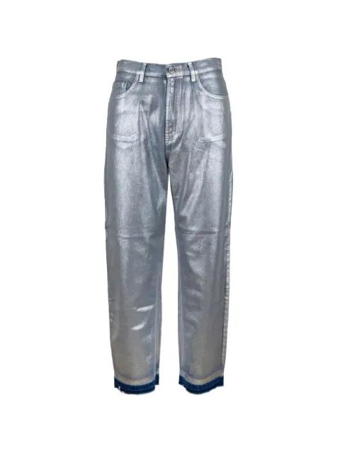 metallic-effect trousers by ELISABETTA FRANCHI