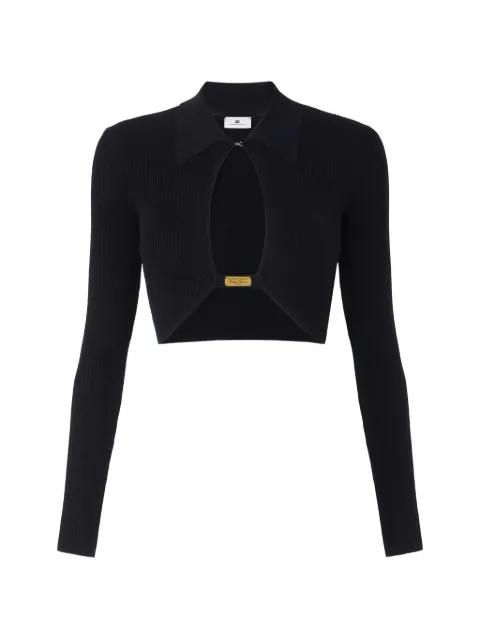 micro-braided cut-out top by ELISABETTA FRANCHI