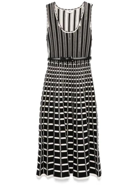 micro-ruffles detailed midi dress by ELISABETTA FRANCHI